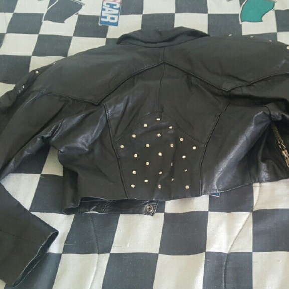 chia | Jackets & Coats | Chia Leather Jacket | Poshmark