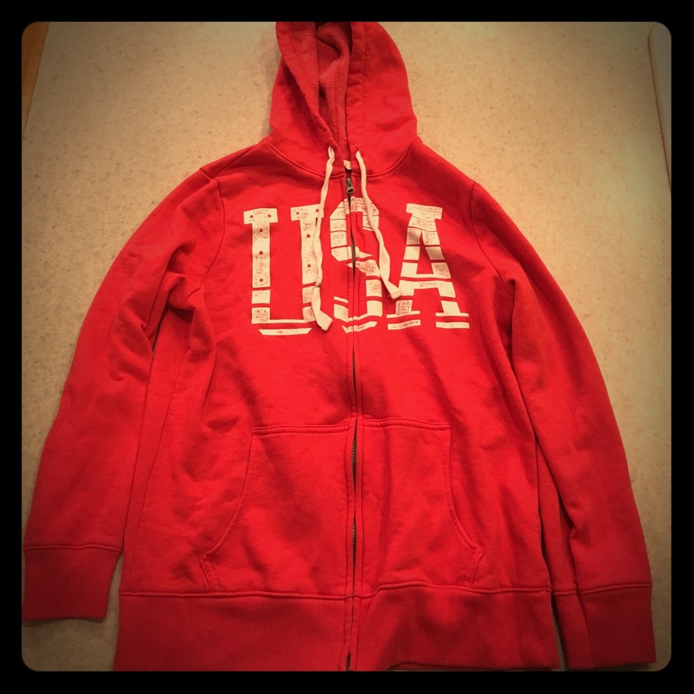 Old Navy USA Zip Up Hoodie