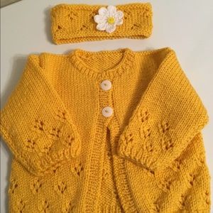 Sweater with headband