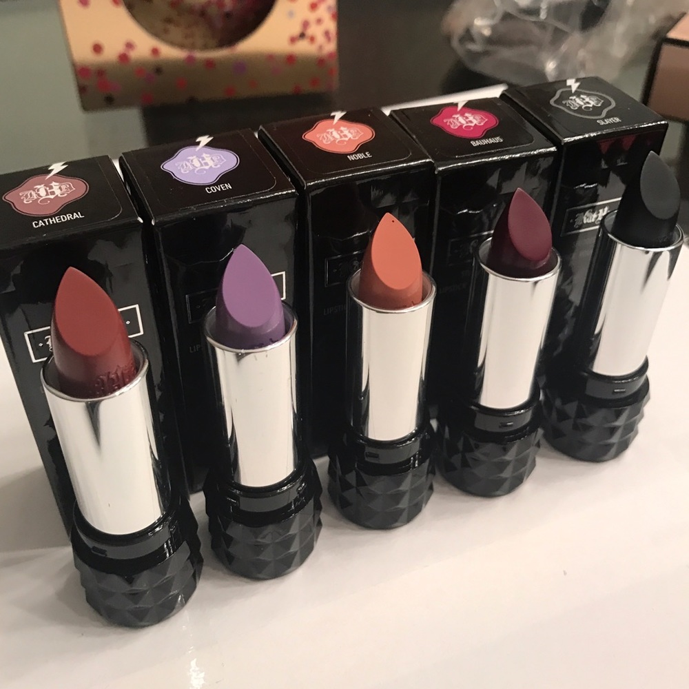 Kat Von D Studded Kiss Lipsticks - 5 brand new BN