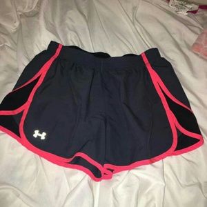 Size small under armor running shorts