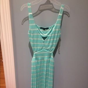 Sassy teal dress