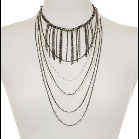 Free Press Jewelry - Free Press 6 Layer Choker Necklace New
