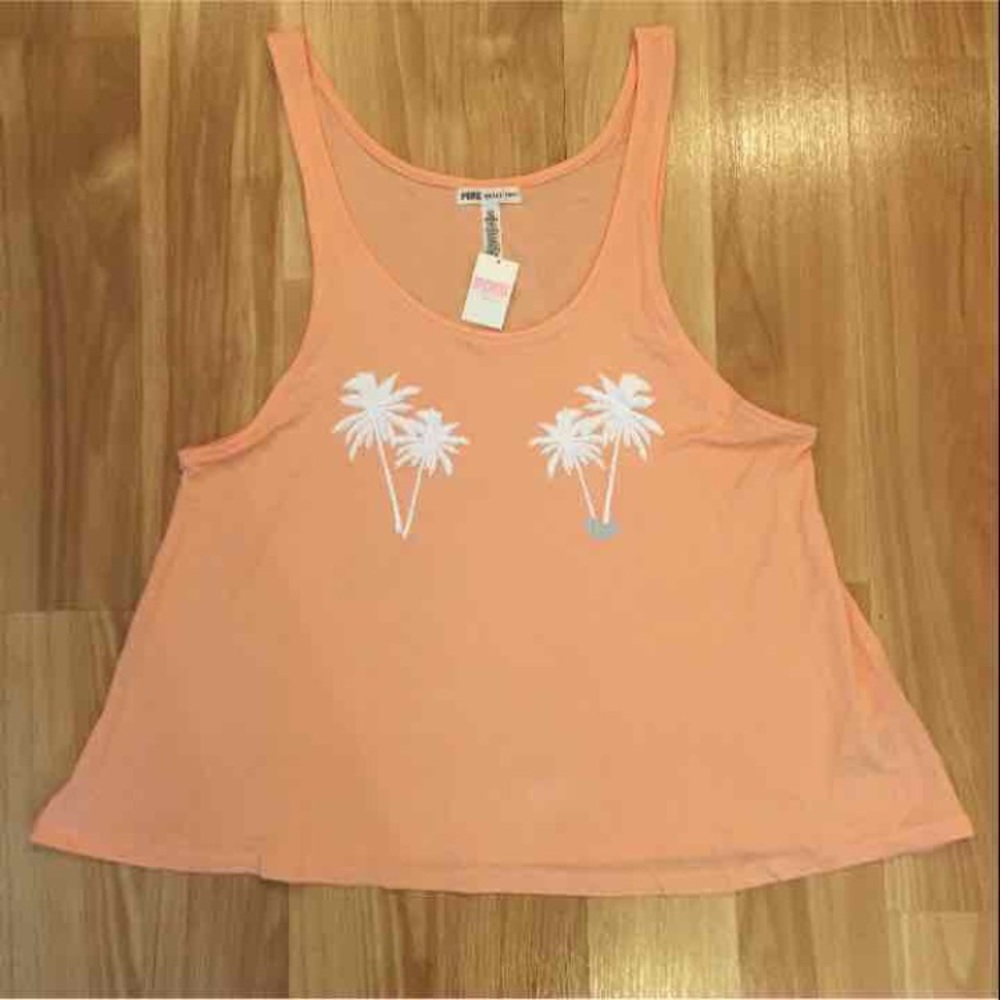 VS PINK flowy palm tank
