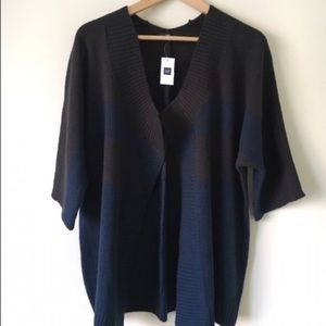 GAP Colorblock Open Cardigan. Size Medium.  NEW!!!