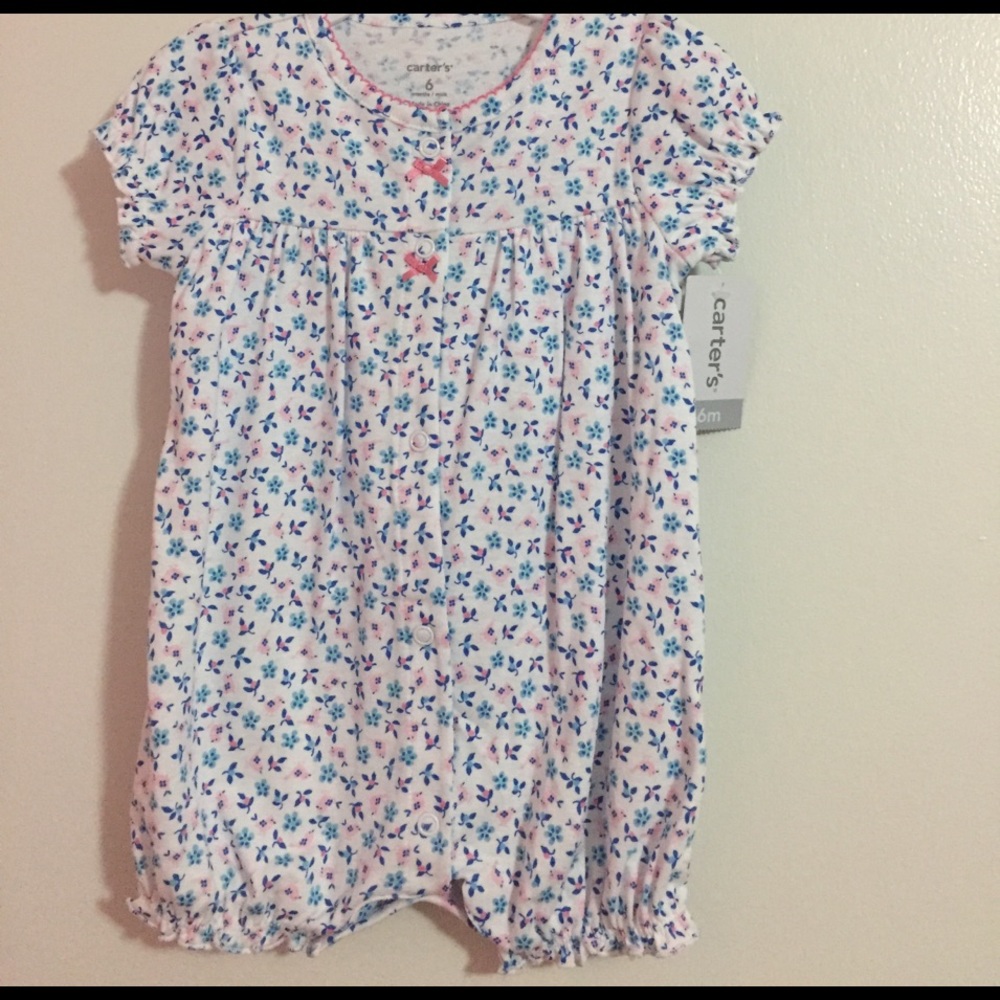 NWT Carter's Snap Up Romper 6-9mo