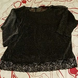 Sparkly 3/4th sleeve shirt