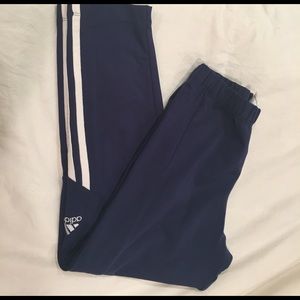 Adidas blue workout leggings