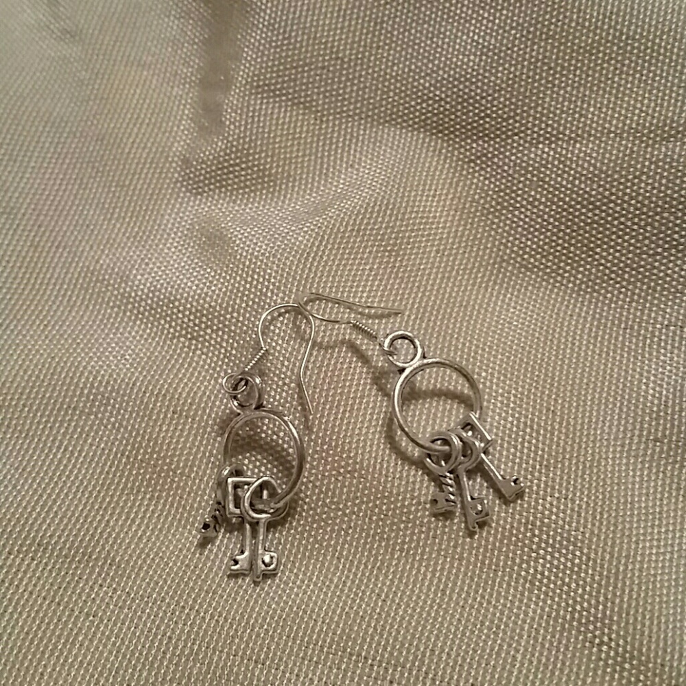 Key ring earrings