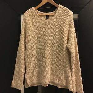 Cream Pull Over Sweater