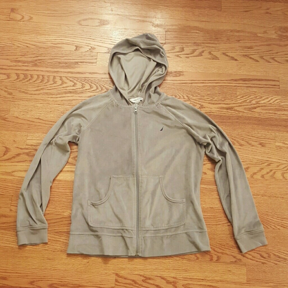 Nautica Gray Jacket Kids SZ Medium