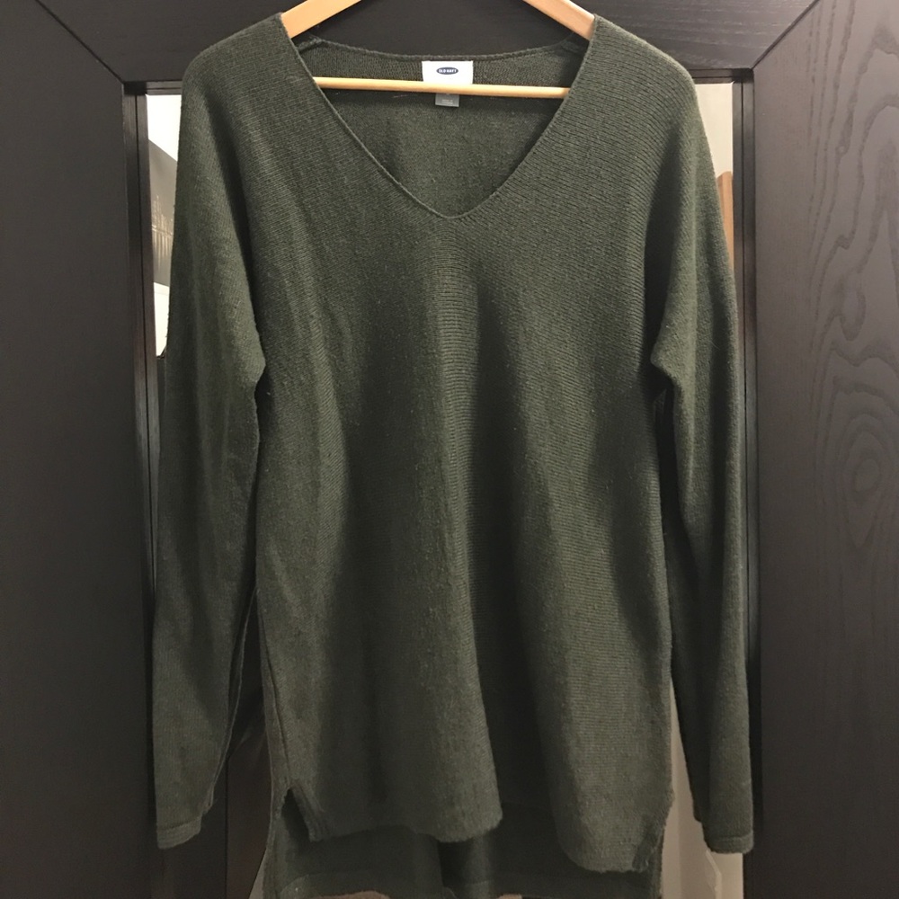 Army Green Pull Over Sweater