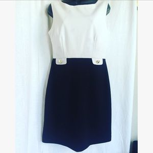 Ann Taylor B/W Sailor inspired dress