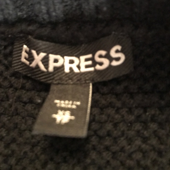 Express black knitted cardigan. - Picture 2 of 2