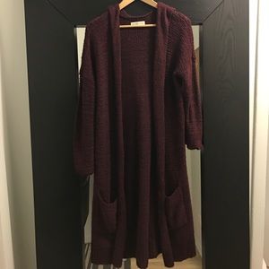 Long Cardigan w/Pockets