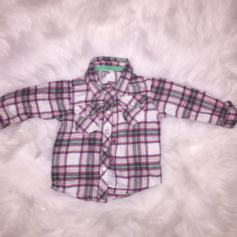 Carter's flannel for baby girl