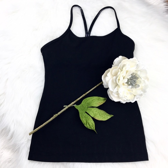lululemon athletica Tops - 💕SALE💕Lululemon Black Power T Yoga Top
