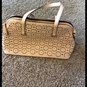 Laser-Cut Flower Handbag