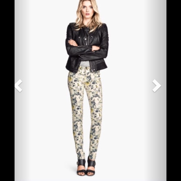 Denim - HM floral pants