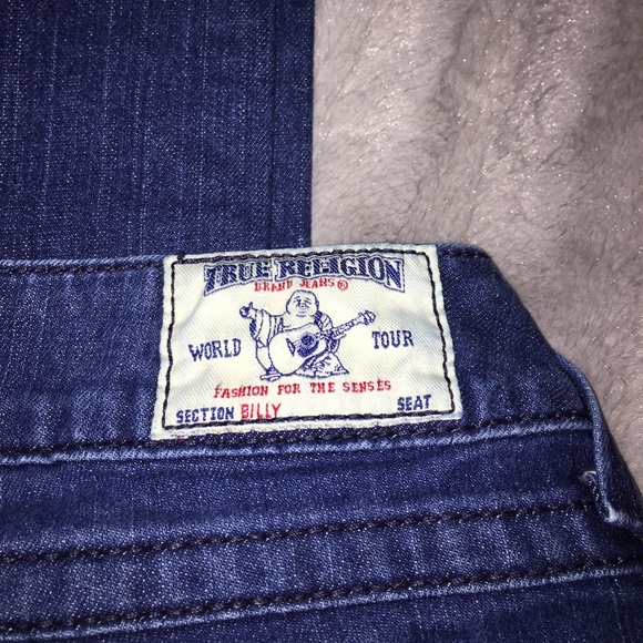Straight leg True Religion jeans! Only worn once!! - Picture 2 of 6