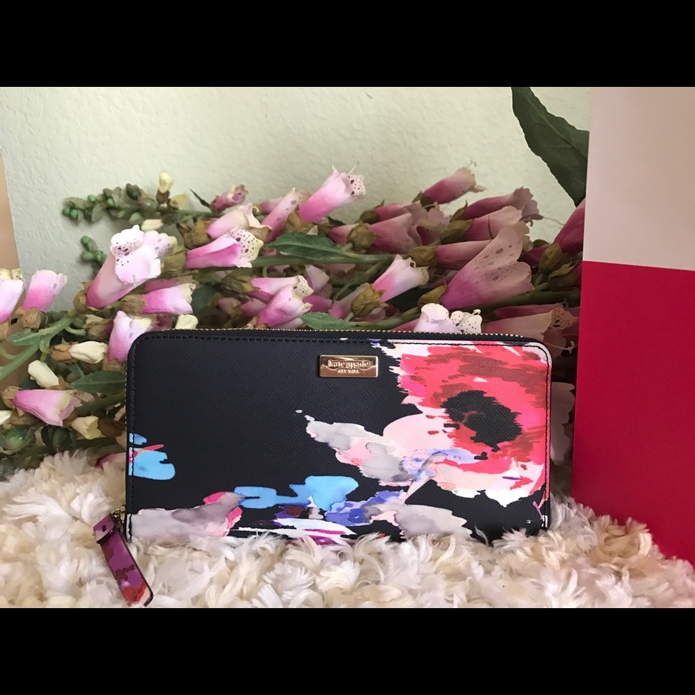 Kate Spade NY Laurel Way printed wallet