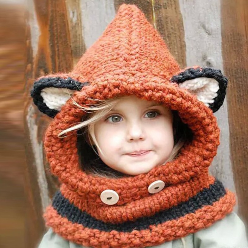 So cute hoodie hat with ears. Fits adult or child