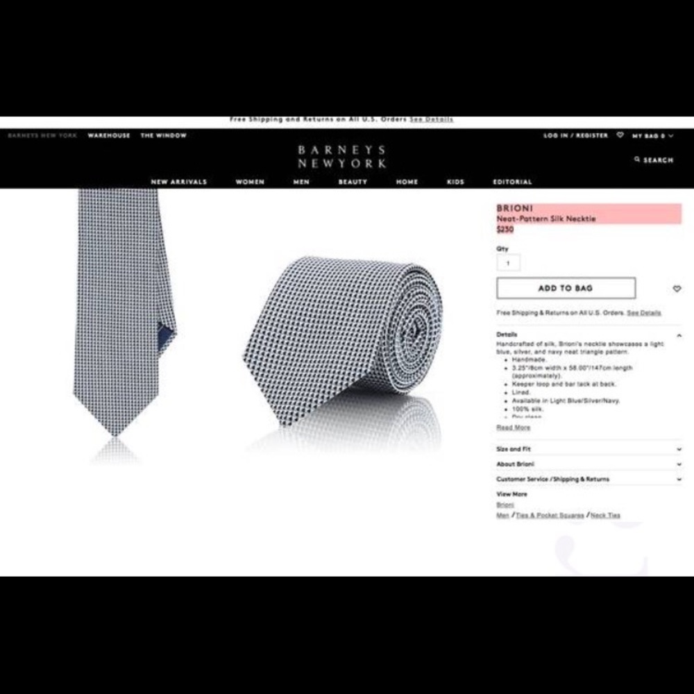 Brioni tie