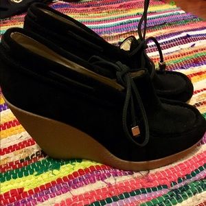 FINAL PRICE Michael Kors Suede Wedge Booties