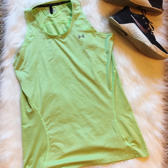 Under Armour Tops - Bright Green UA workout top