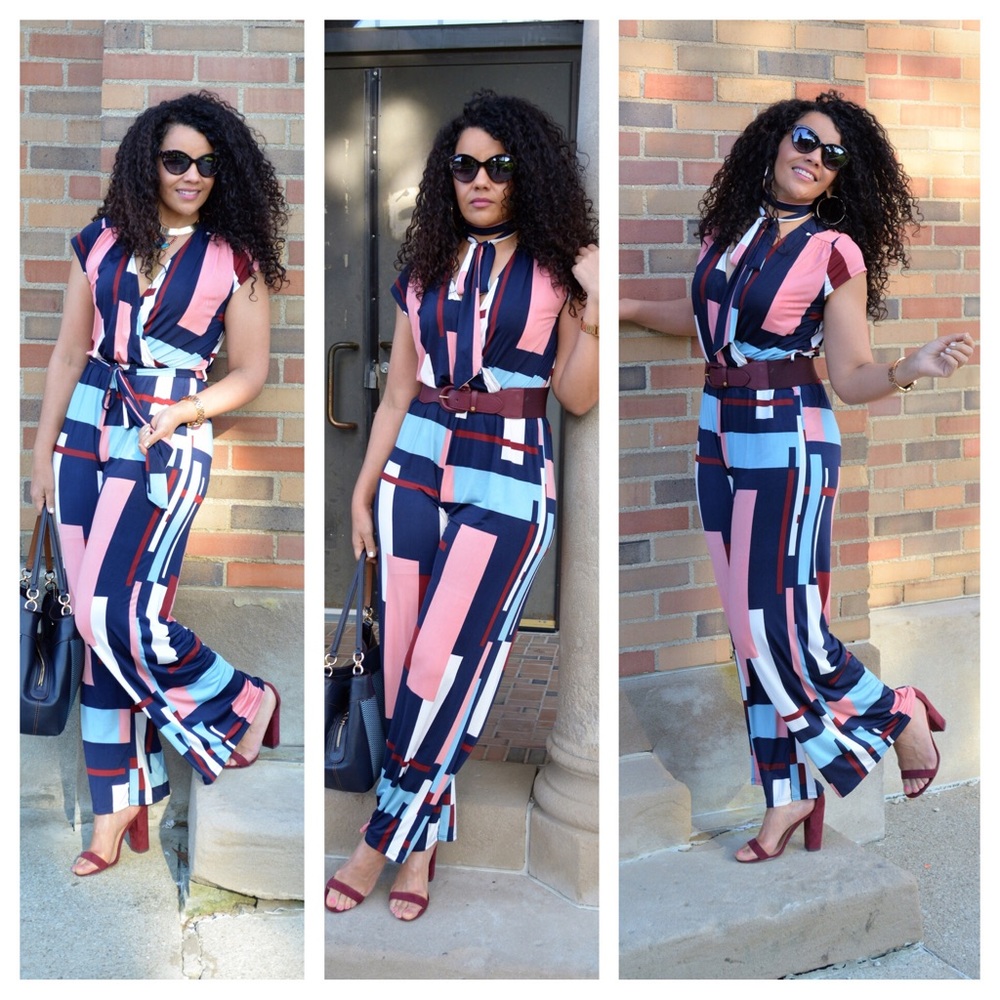 Colorblock Jumpsuit