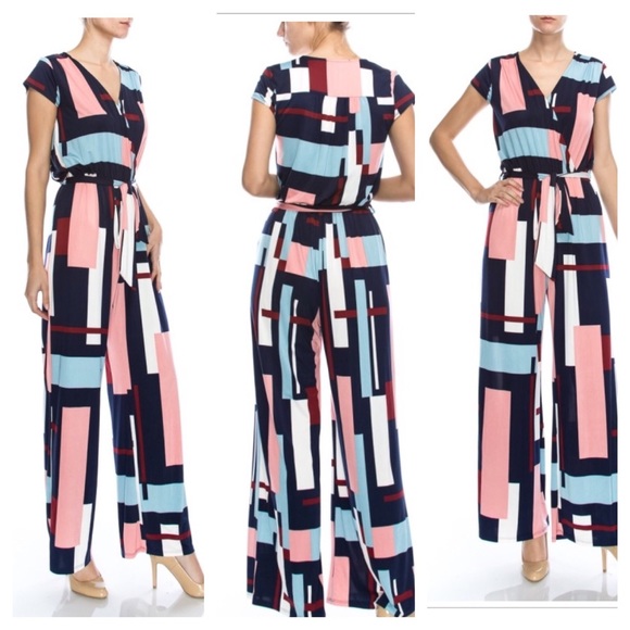 Colorblock Jumpsuit - Picture 2 of 2