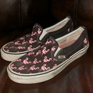 Flamingo slip-on Vans