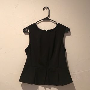 Urban Outfitters Black Peplum Top size L Urban Outfitters Black Peplum Top size L