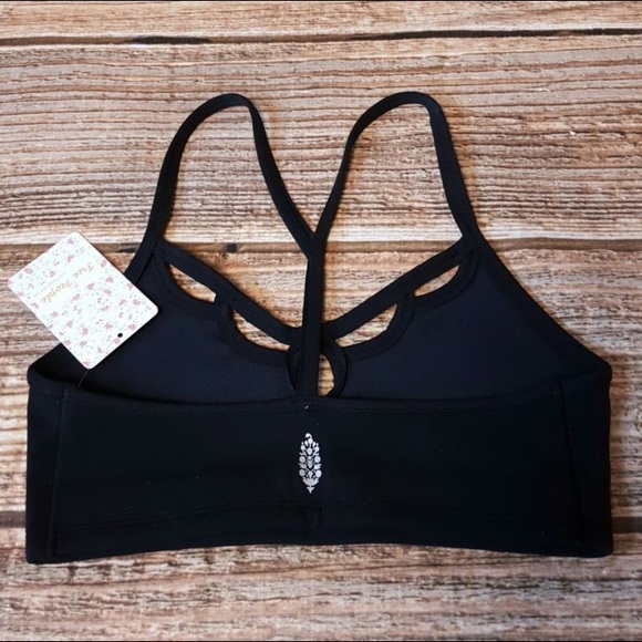 Free People MovementNWT Black Bralete Bra Top!XS - Picture 4 of 5