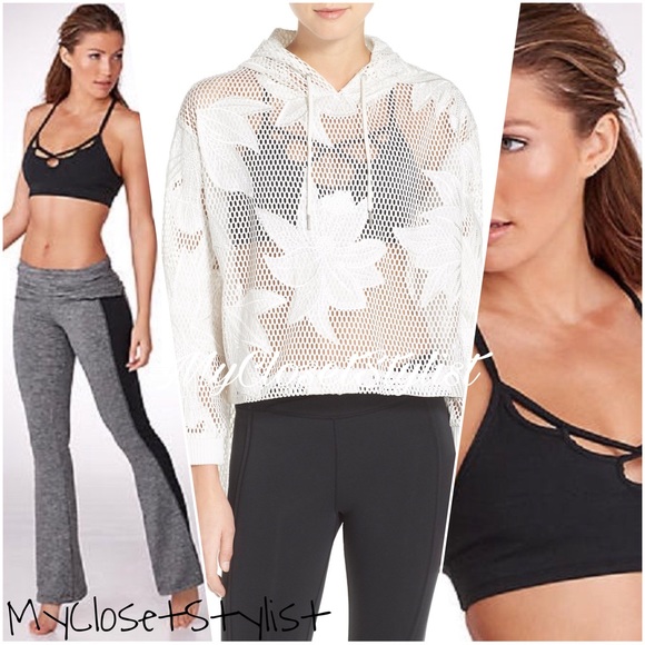 Free People MovementNWT Black Bralete Bra Top!XS - Picture 5 of 5