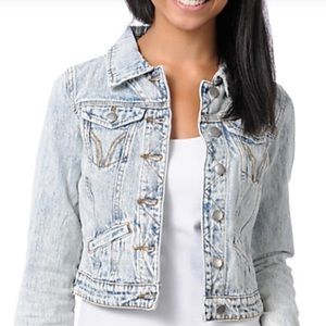 Acid Wash Vintage Denim Jean Jacket