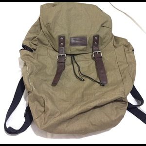 NWT American Eagle military canvas backpack