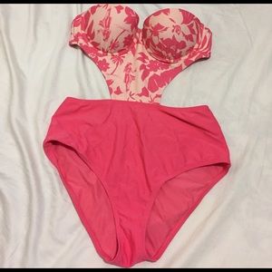 Aerie cut out one-piece push up bikini