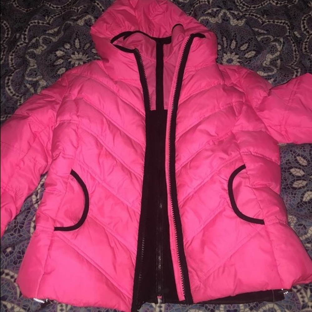 Victoria's Secret sports winter coat.