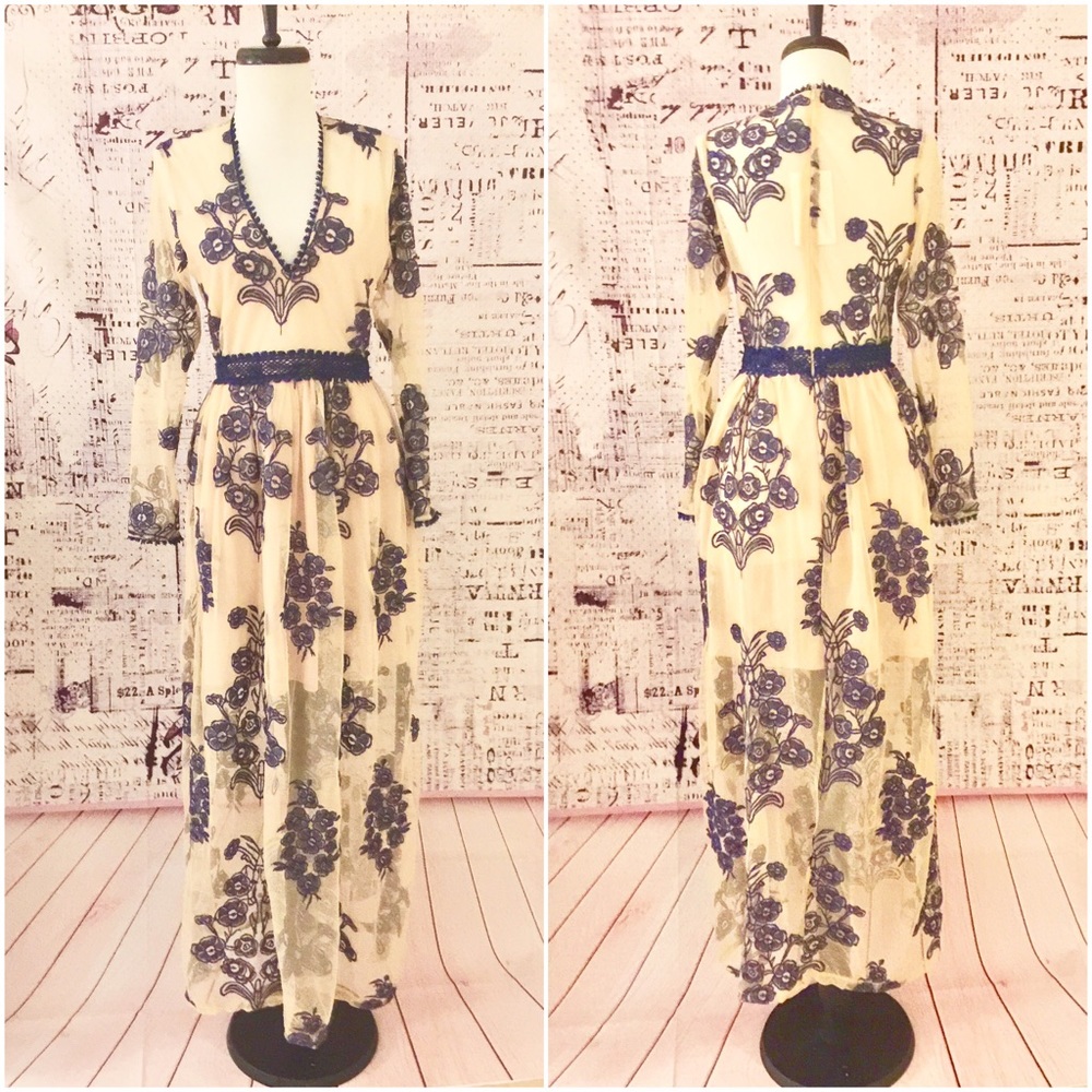 Floral maxi dress