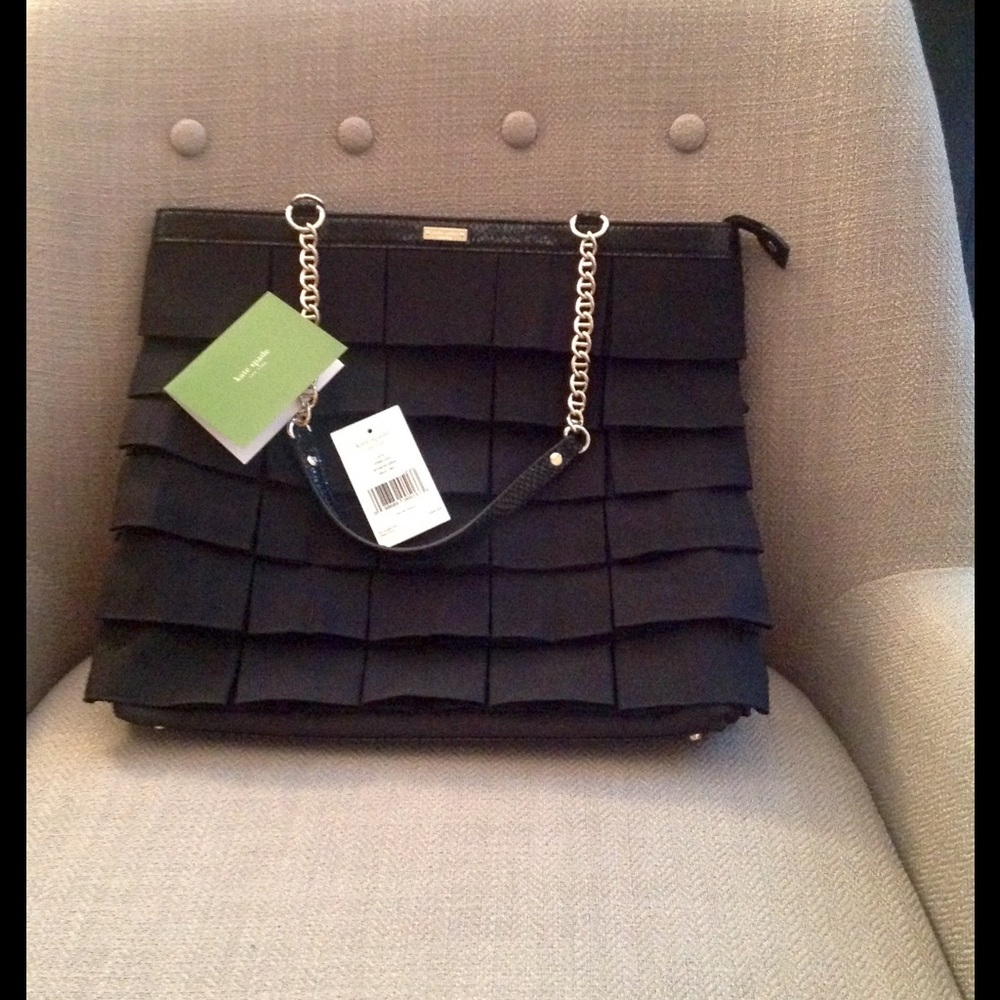 NWT Kate Spade Grosgrain Plissé Priti Tote