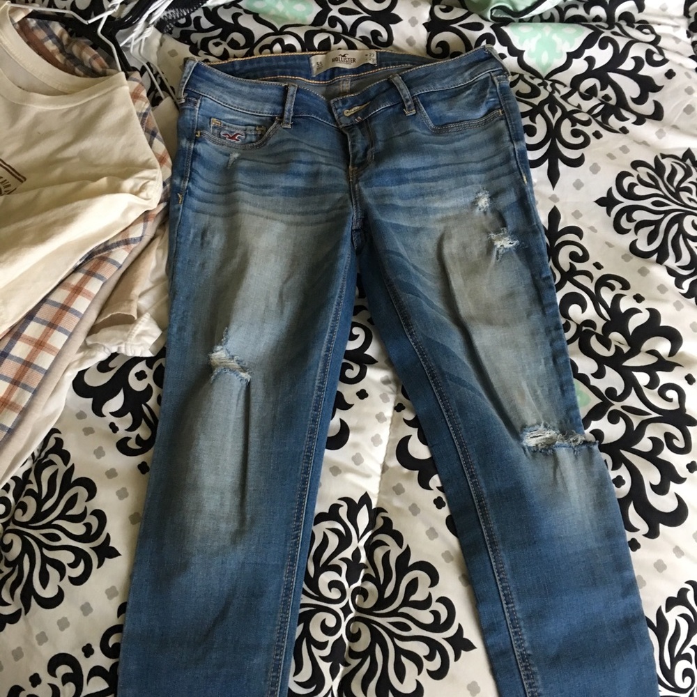 Light blue Hollister skinny jeans