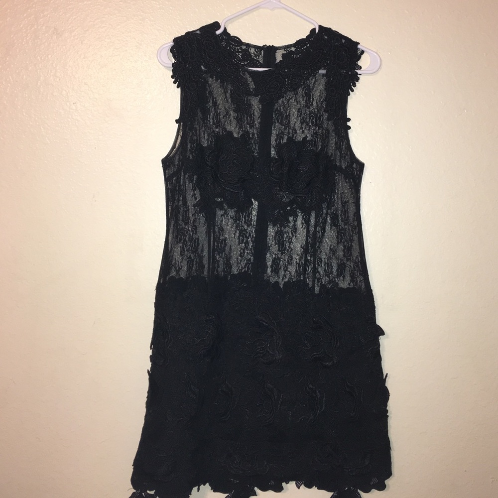 Sexy Lace-N-Rose Dress