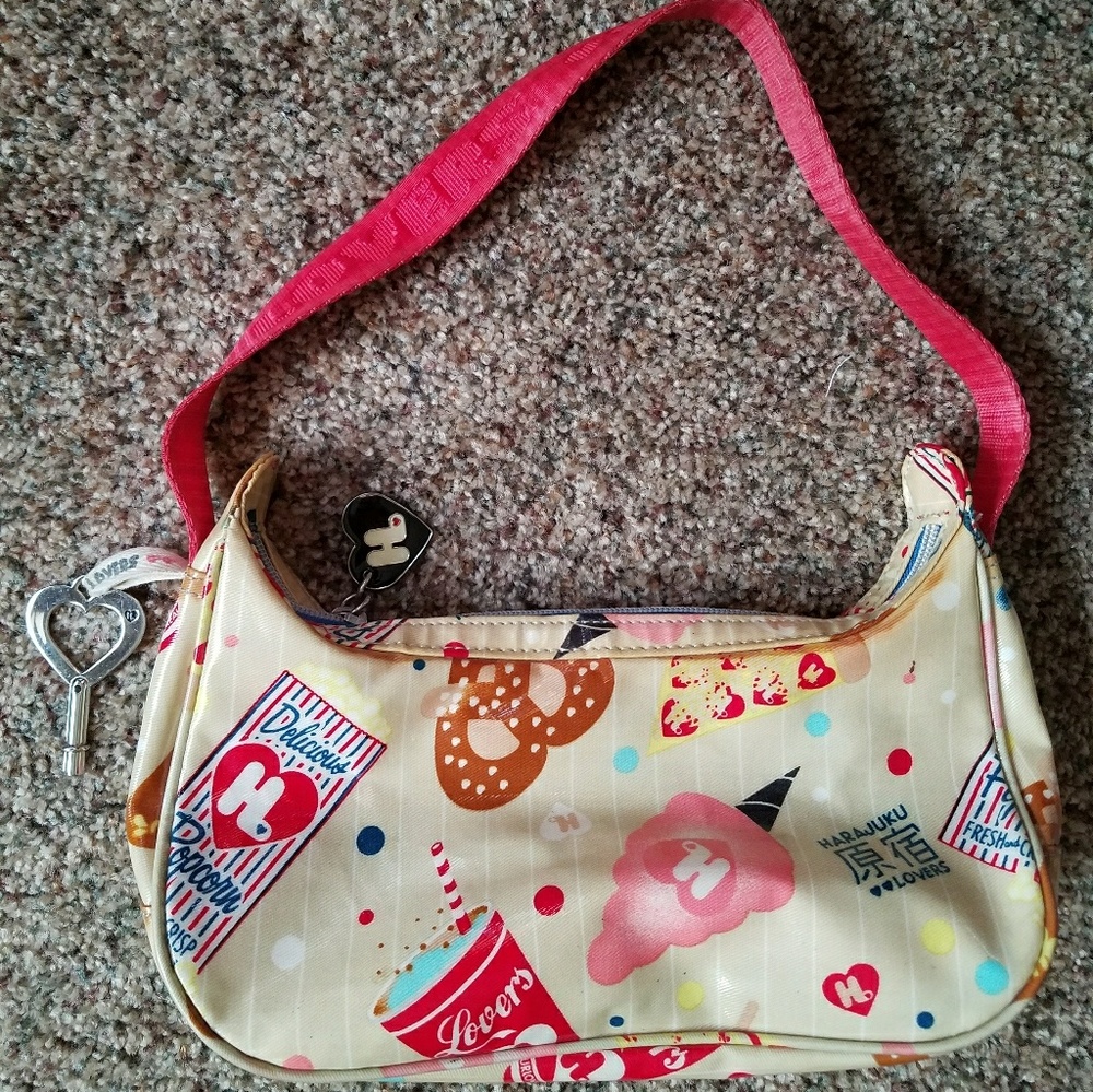 Harakuku Lovers Junk Food bag clutch