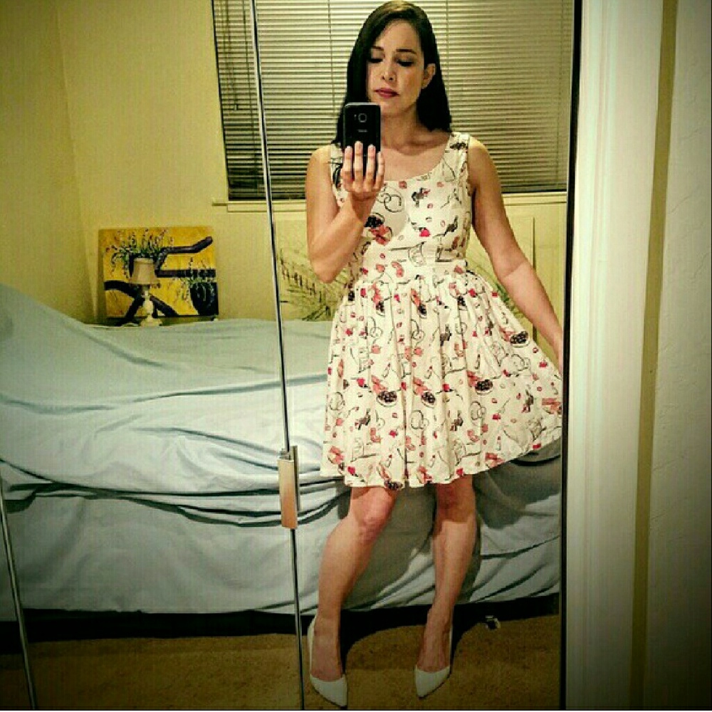 Romantic Print Dress