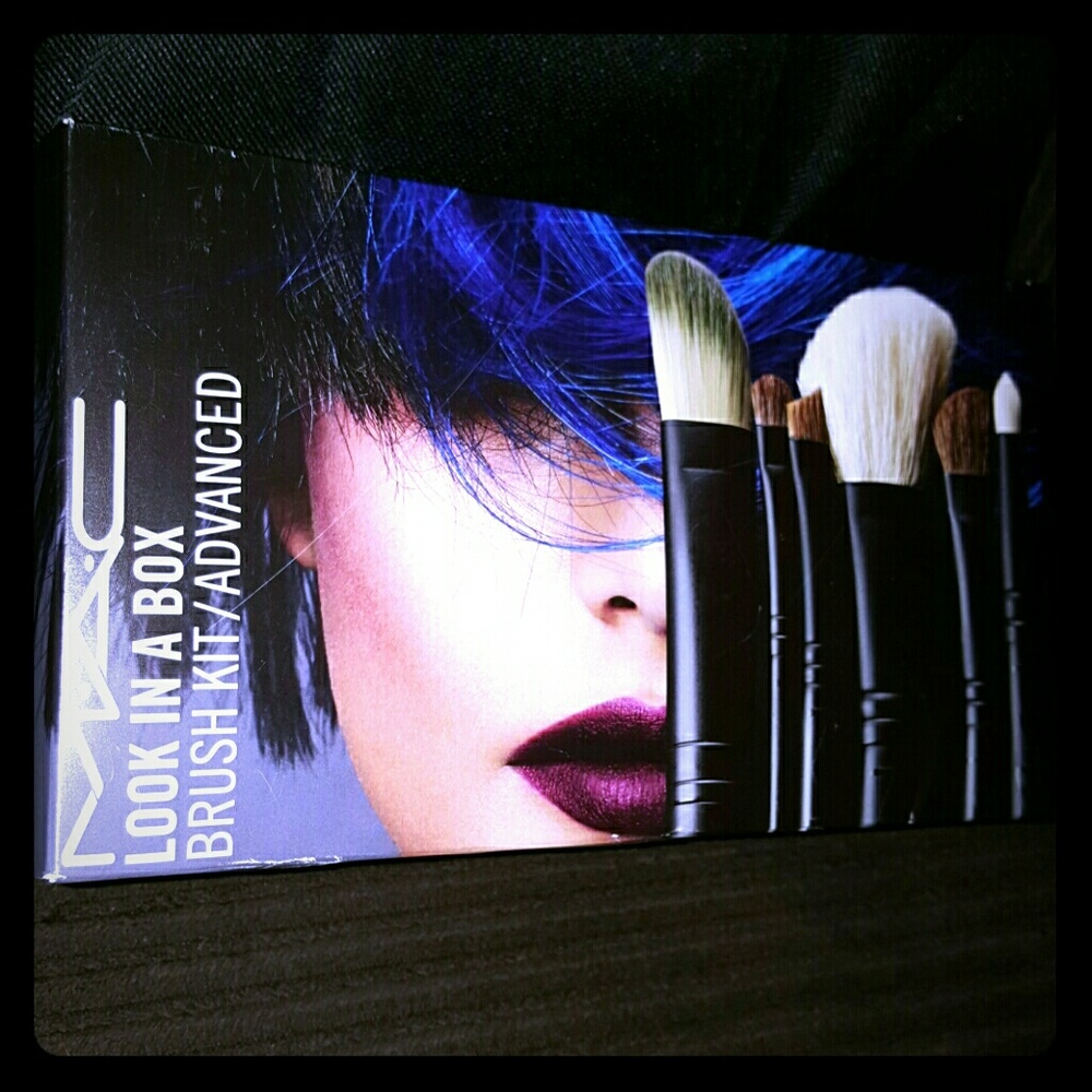 MAC Look in a box brushes and bag