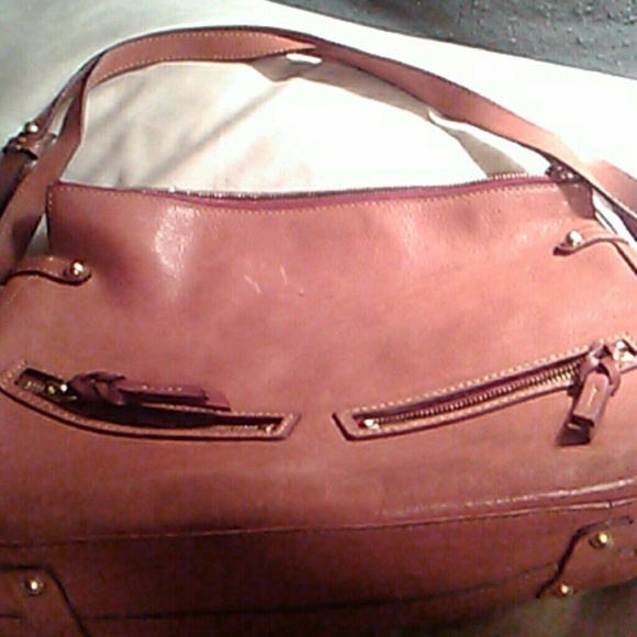 👜👜👜🍀🍀Flor..Dooney & Bourke Tan Saddle Leather - Picture 5 of 8