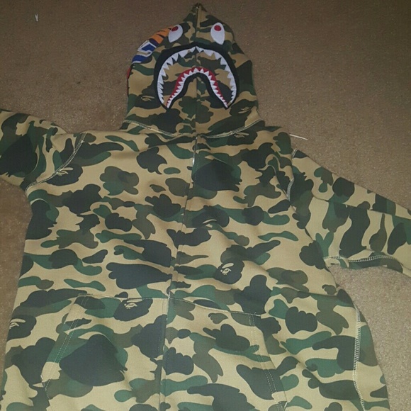 bape Jackets & Blazers - Baoe shark hoodie
