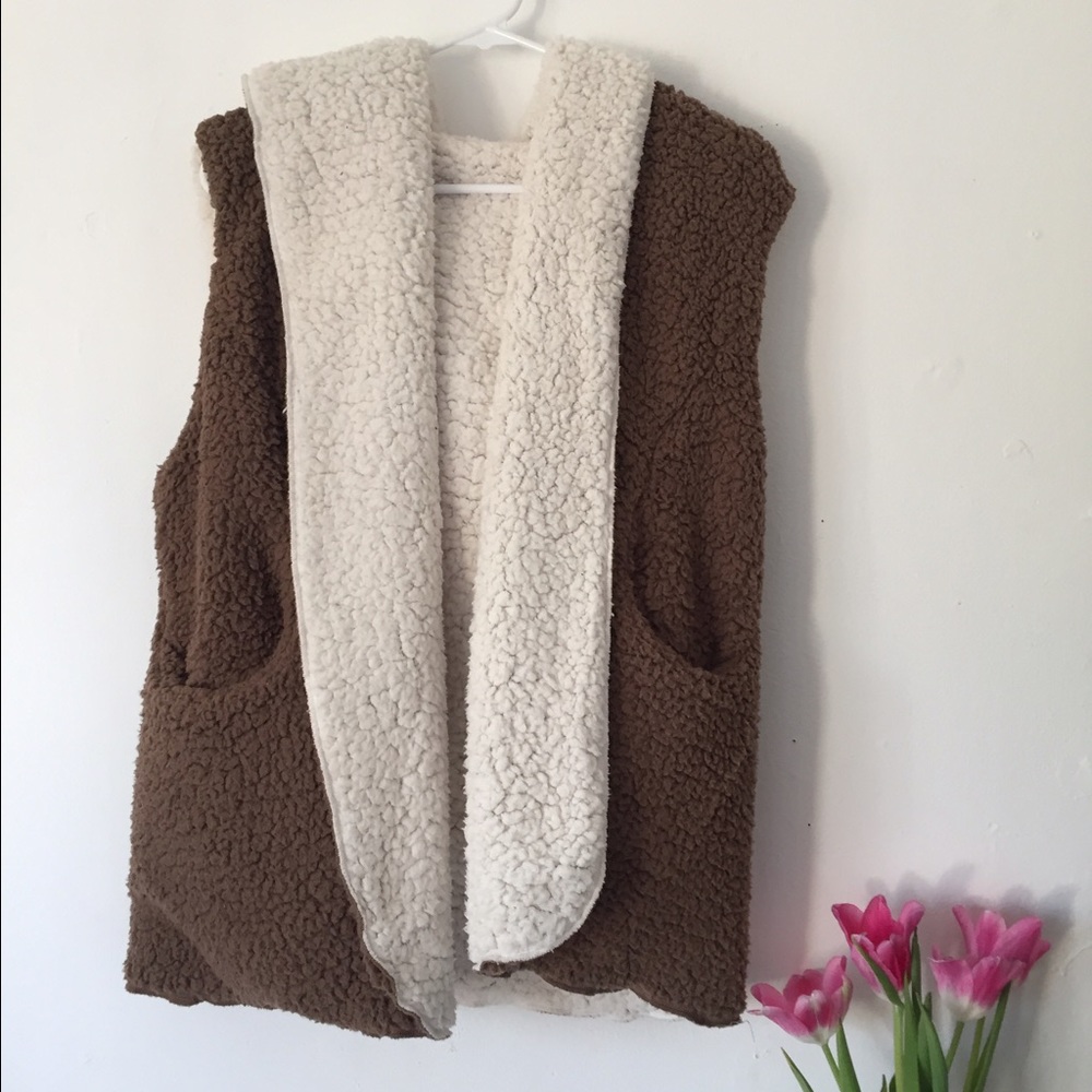 Reversible Fluffy/Furry Vest