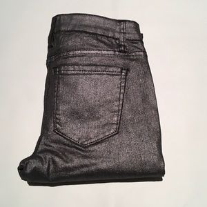 Tinseltown Metallic Silicone Wash Skinny Pants